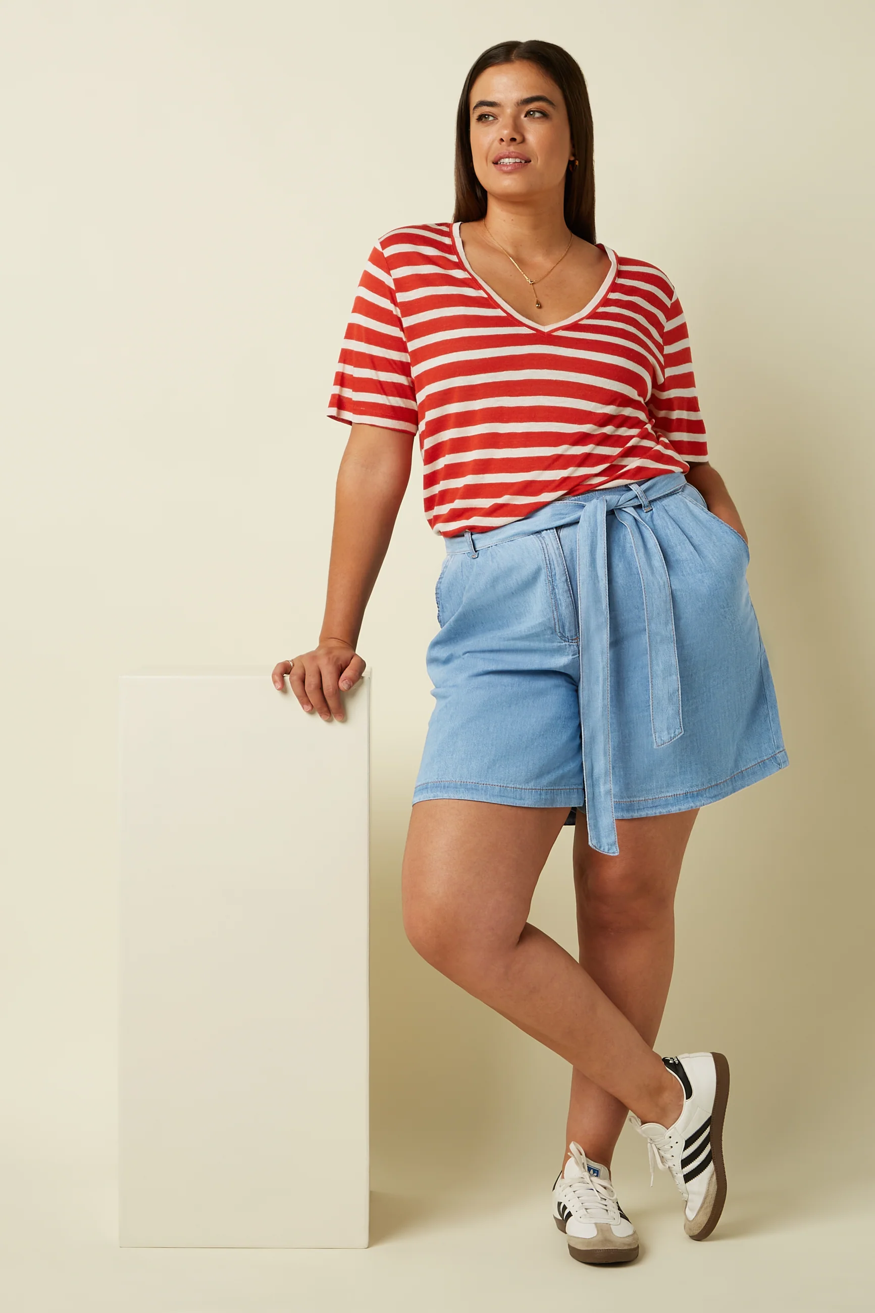Marnie Shorts Festa Light Denim - Image 2