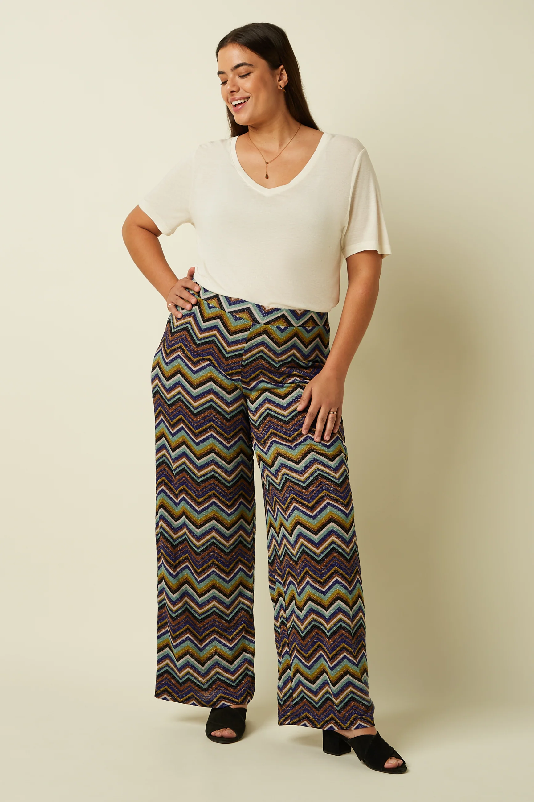 V-Neck Top Marsy Linen - Image 2